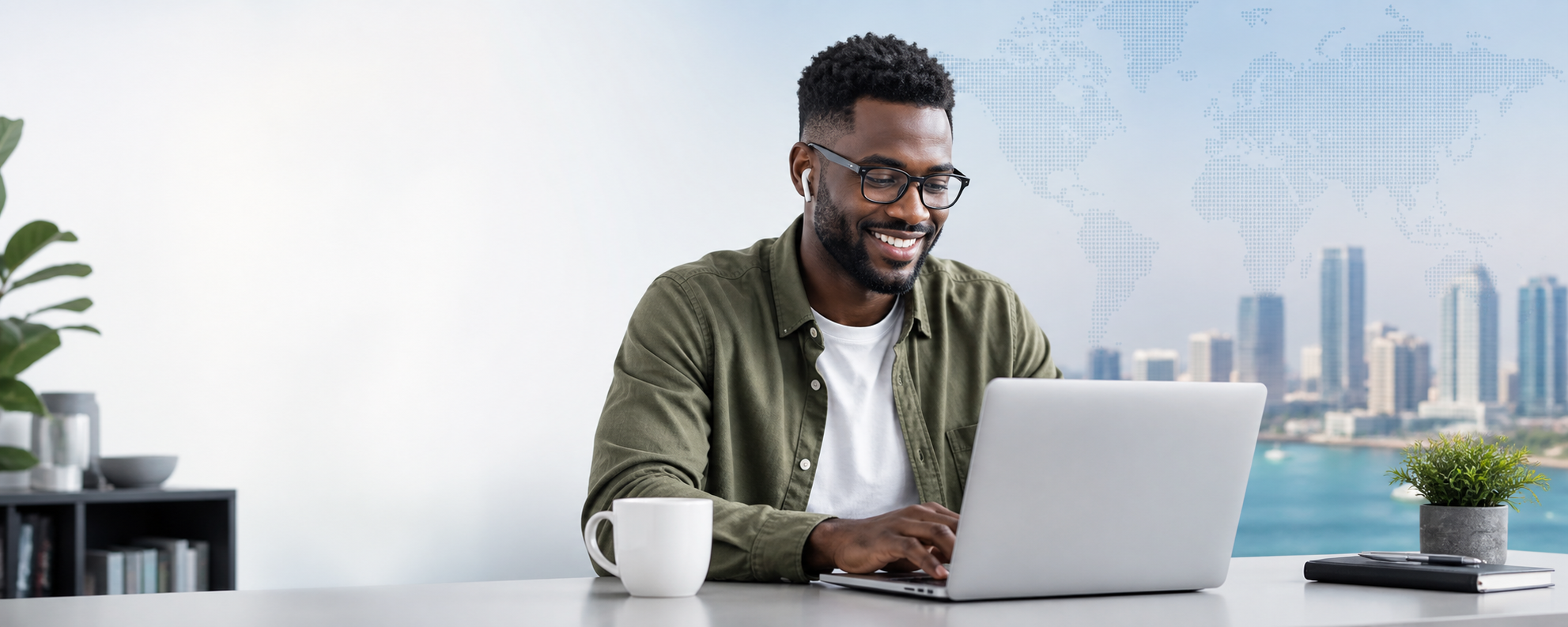 Remote professional earning globally with KrillPay